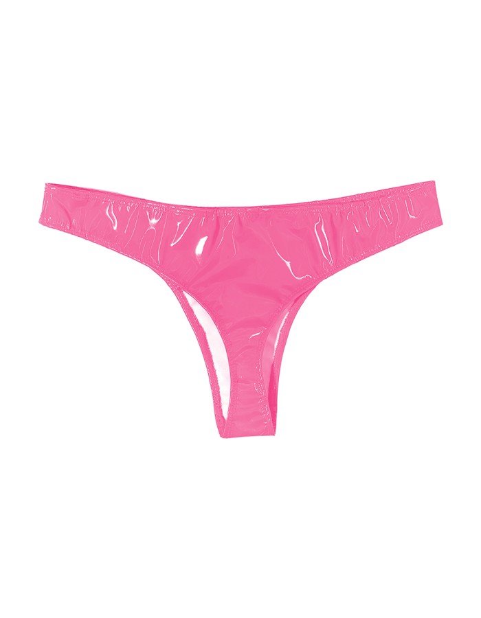 Latex Briefs Ammonia Low Waisted Sexy Narrow Crotch Shiny Patent Leather Briefs XX6507