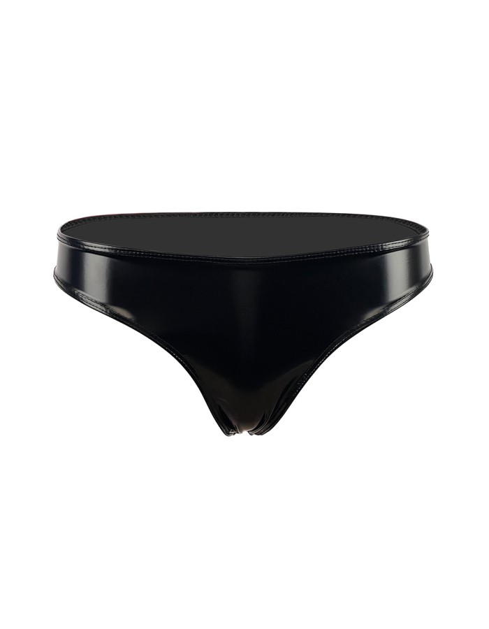 Latex Briefs Ammonia Low Waisted Sexy Narrow Crotch Shiny Patent Leather Briefs XX6507