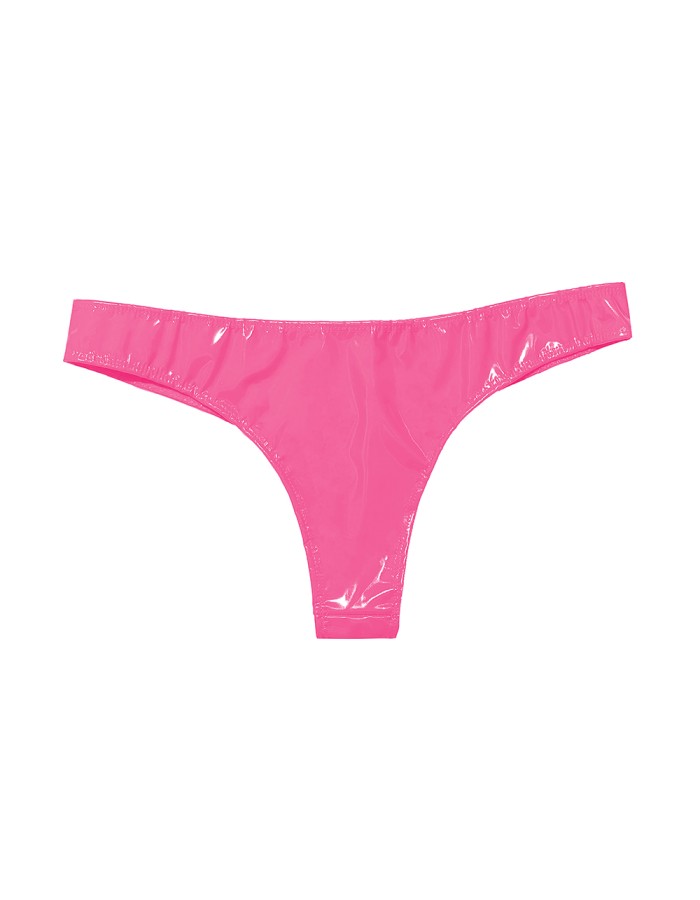 Latex Briefs Ammonia Low Waisted Sexy Narrow Crotch Shiny Patent Leather Briefs XX6507