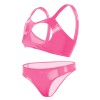 Sexy Revealing Sex Bras Briefs Suit Leather Two Piece PVC Latex Ammonia PU Bras Suit XX6510