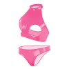 Women Leather Briefs High Gloss PVC Suit Latex Ammonia PU Sexy Bra Revealing Sex Bra Briefs XX6509