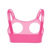 Sexy Revealing Sex Bras Briefs Suit Leather Two Piece PVC Latex Ammonia PU Bras Suit XX6510