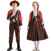 Medieval Retro Country Style Beer Suit Set For Boys and Girls Cosplay Western Cowboys YM0946