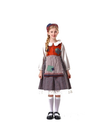 Children's Day Manor Costume Girl Garden Farm Maid Costumes Maid Dresses YM5841