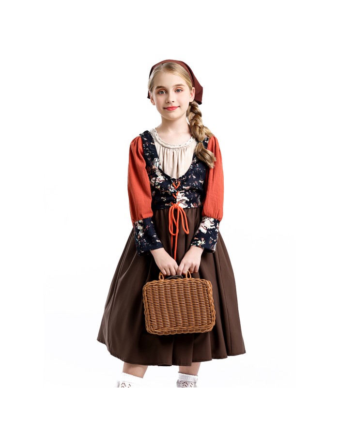 Medieval Retro Country Style Beer Suit Set For Boys and Girls Cosplay Western Cowboys YM0946