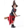 Halloween Children's Costume Carnival Party Little Witch and Girl Cosplay Witch Costume YM8783