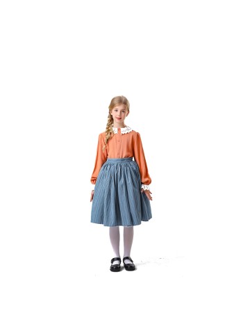 Halloween Children's Role Playing Maid Costume Rural Life Cosplay Children's Girl Maid Costume YM5842