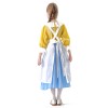 Halloween Medieval Country Maid Cosplay as a Romantic French Farm Costume Garden Girl Dress YM5844