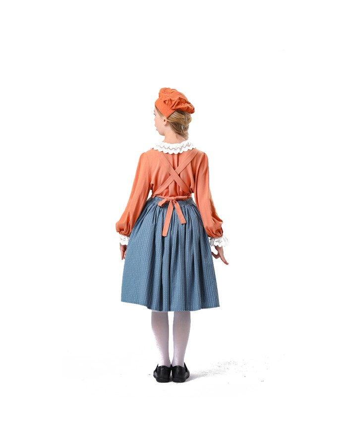 Halloween Children's Role Playing Maid Costume Rural Life Cosplay Children's Girl Maid Costume YM5842
