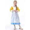 Halloween Medieval Country Maid Cosplay as a Romantic French Farm Costume Garden Girl Dress YM5844