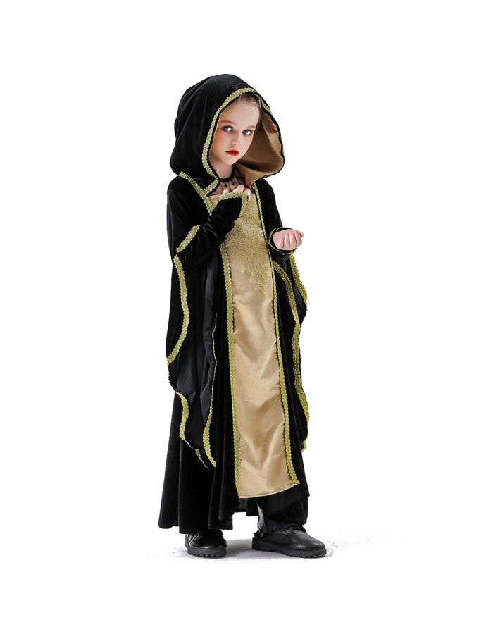 Parent Child Velvet French Court Queen Year End Party Birthday Party Princess Costume Play YM5852