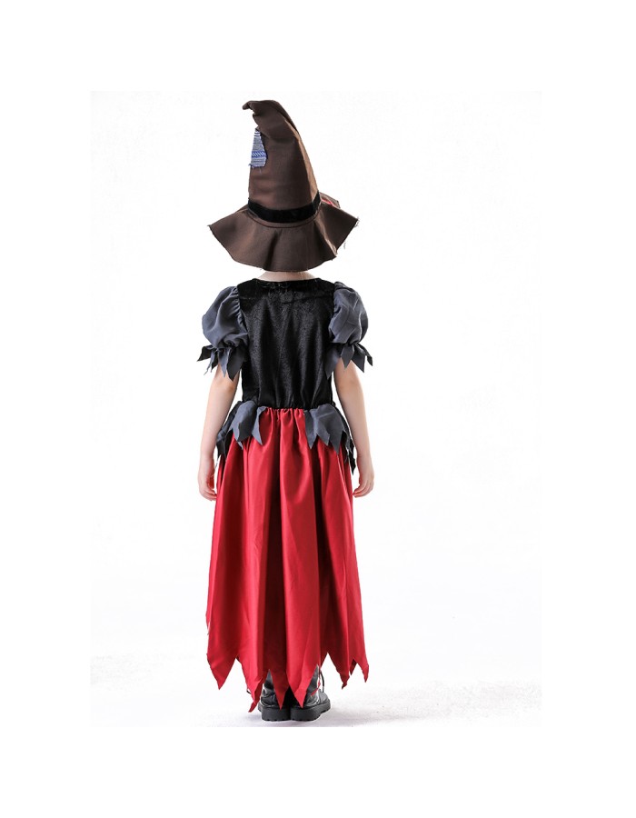 Halloween Children's Costume Carnival Party Little Witch and Girl Cosplay Witch Costume YM8783