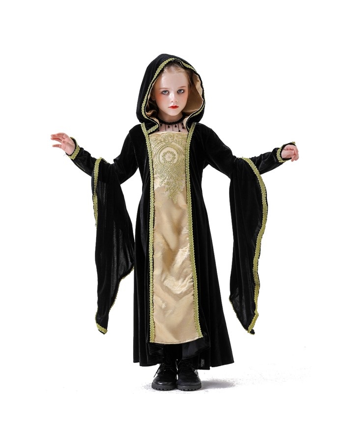 Parent Child Velvet French Court Queen Year End Party Birthday Party Princess Costume Play YM5852