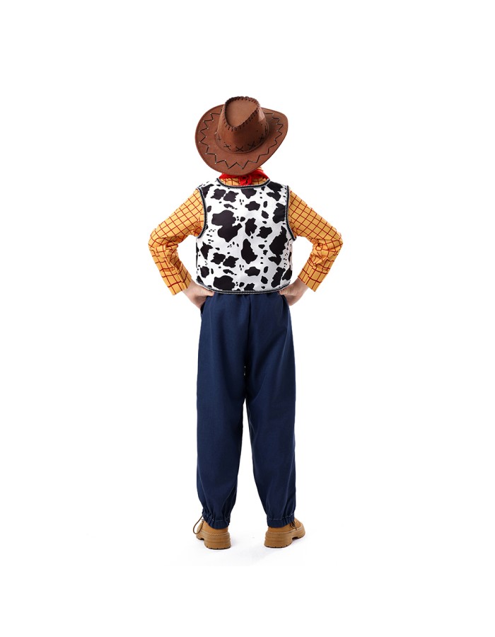 Halloween Toy Story Cosplay Trish Woody Dress Set Children's Role-playing Costume YM8787
