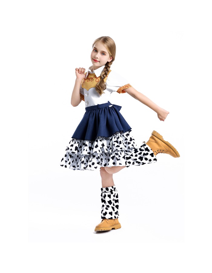 Halloween Girl Tris Dress, Children's Lolita Princess Dress, Toy Story Woody Cowboy Costume YM8792