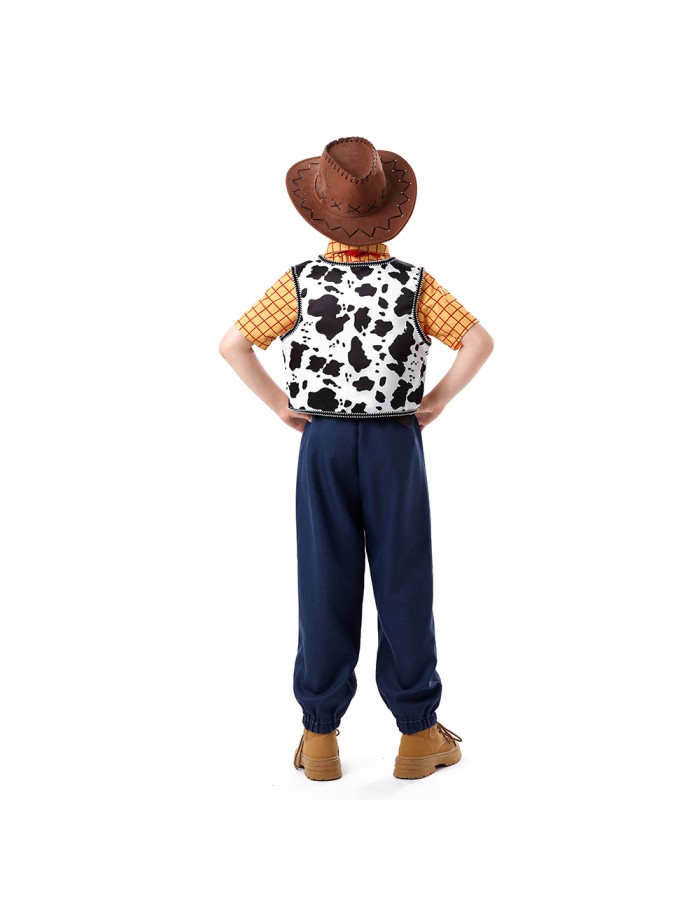 Halloween Toy Story Cosplay Trish Woody Dress Set Children's Role-playing Costume YM8787