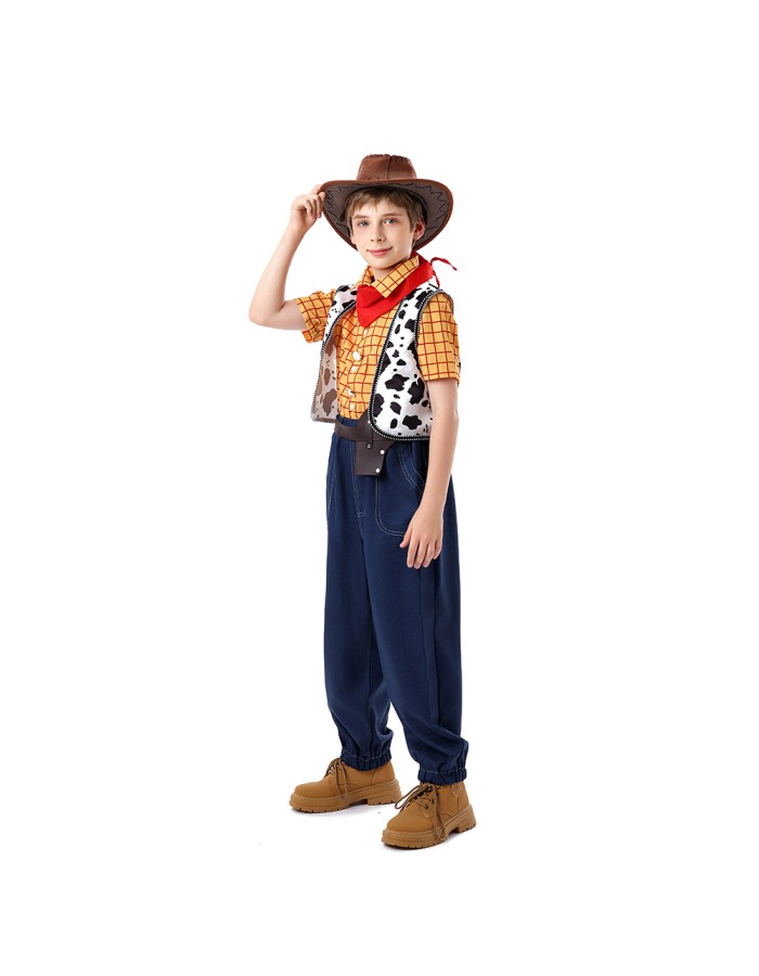 Halloween Toy Story Cosplay Trish Woody Dress Set Children's Role-playing Costume YM8787