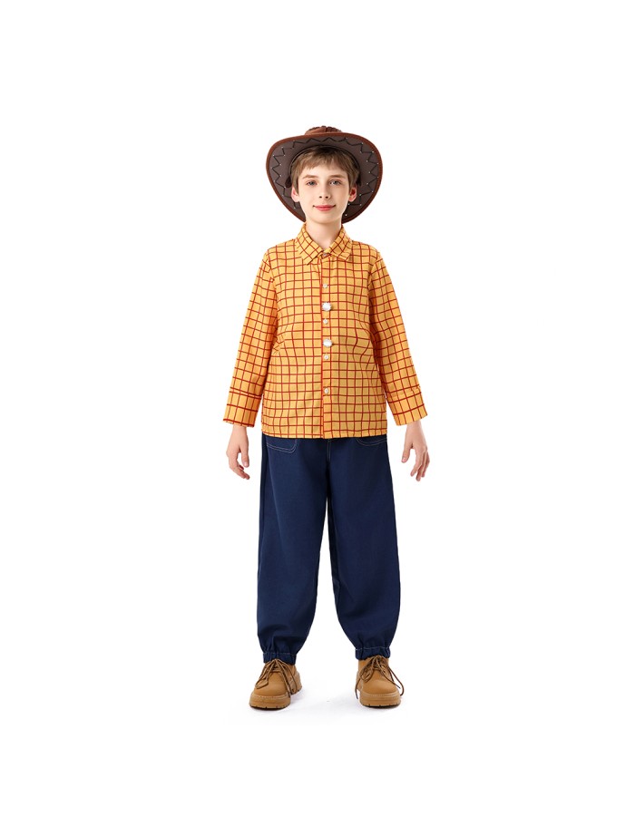 Halloween Toy Story Cosplay Trish Woody Dress Set Children's Role-playing Costume YM8787