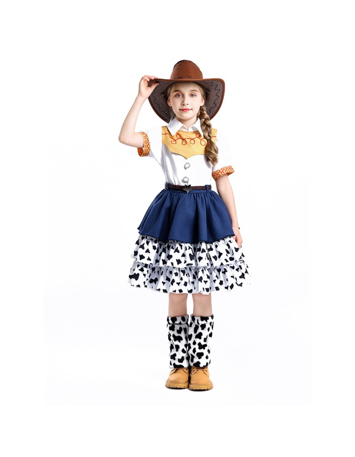 Halloween Girl Tris Dress, Children's Lolita Princess Dress, Toy Story Woody Cowboy Costume YM8792