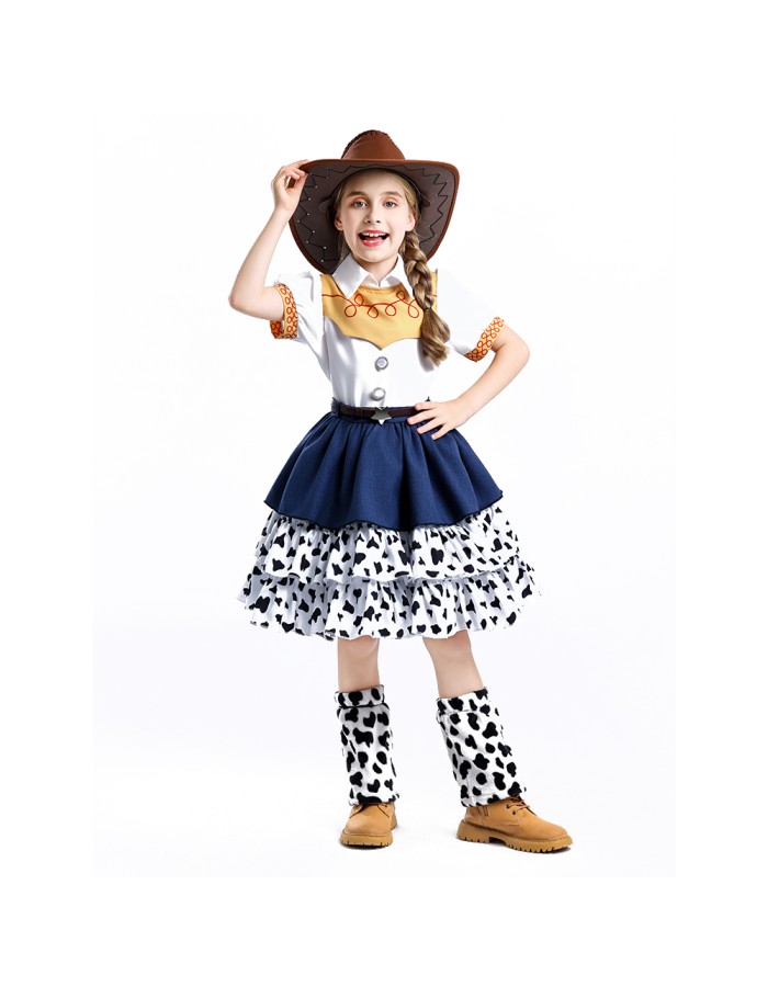 Halloween Girl Tris Dress, Children's Lolita Princess Dress, Toy Story Woody Cowboy Costume YM8792