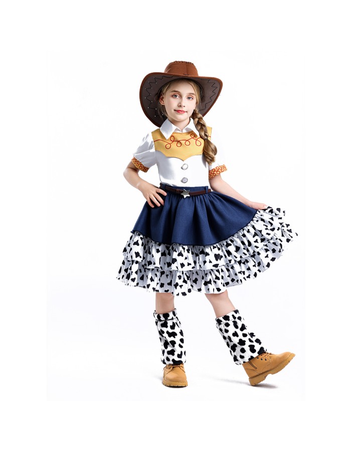 Halloween Girl Tris Dress, Children's Lolita Princess Dress, Toy Story Woody Cowboy Costume YM8792