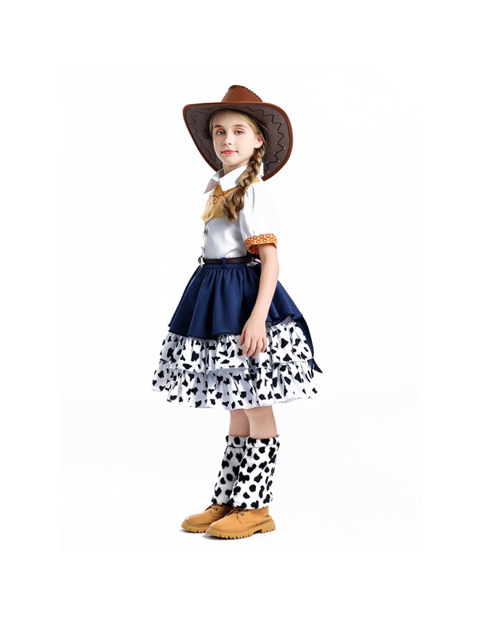 Halloween Girl Tris Dress, Children's Lolita Princess Dress, Toy Story Woody Cowboy Costume YM8792