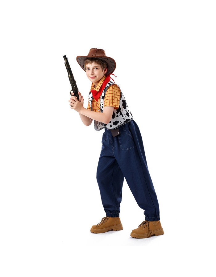 Halloween Toy Story Cosplay Trish Woody Dress Set Children's Role-playing Costume YM8787