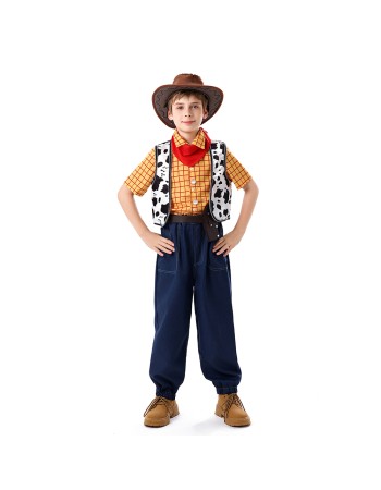 Halloween Toy Story Cosplay Trish Woody Dress Set Children's Role-playing Costume YM8787