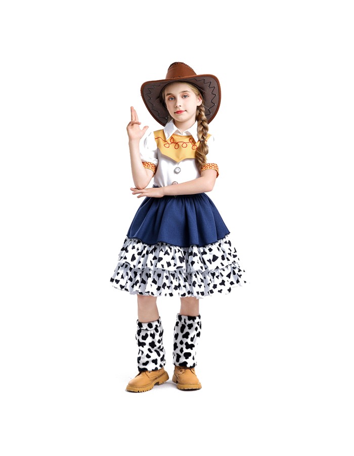 Halloween Girl Tris Dress, Children's Lolita Princess Dress, Toy Story Woody Cowboy Costume YM8792