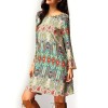 Clearance Women Casual Clothes Backless Dress Sexy T-shirt Lace Tie-back Irregular PatchworkSB208
