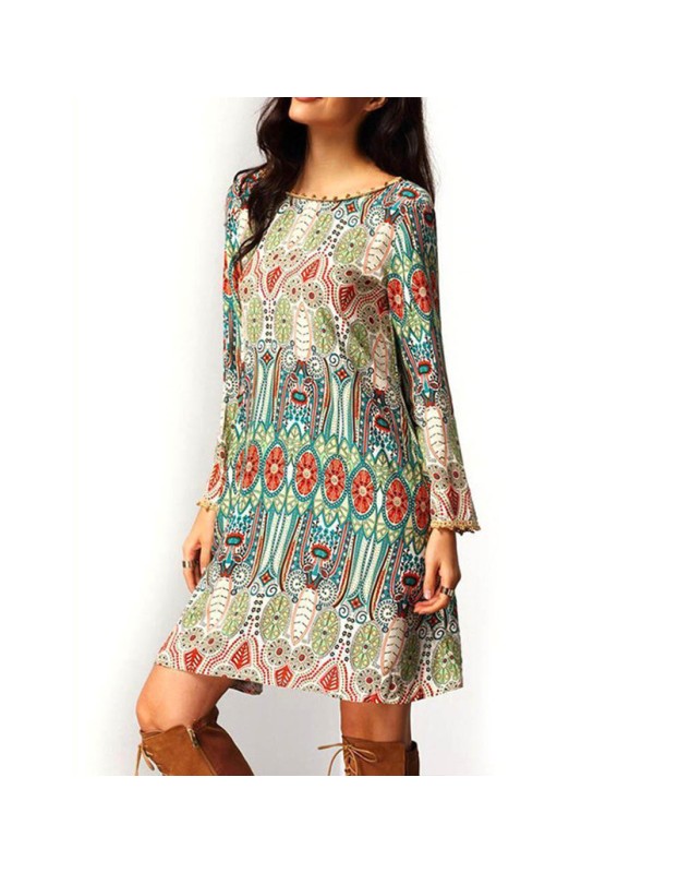 Clearance Women Casual Clothes Backless Dress Sexy T-shirt Lace Tie-back Irregular PatchworkSB208