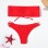 Swimsuit, lace-up bikini, sexy solid-color swimsuit, beach vacation bikini FF30