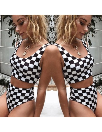 High-waisted bikini  sexy two-piece swimsuit on AliExpress in Europe and America YT07