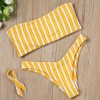 Striped sexy girl three-point lace-up Bikini bikini three-piece set skirt style swimming suit for women FF61
