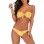 Striped sexy girl three-point lace-up Bikini bikini three-piece set skirt style swimming suit for women FF61