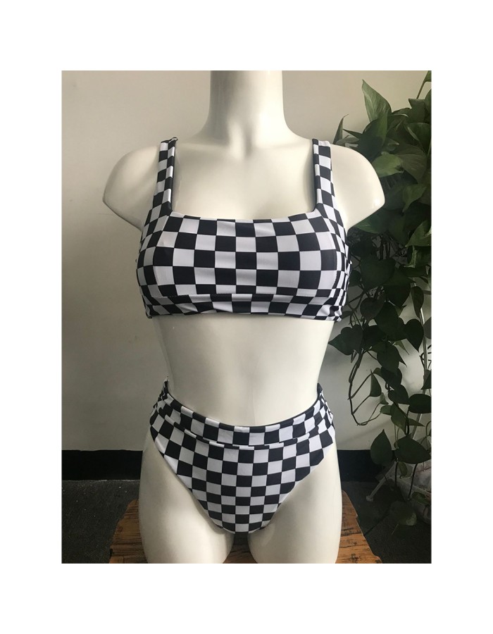 High-waisted bikini  sexy two-piece swimsuit on AliExpress in Europe and America YT07