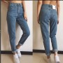 Spring fashion jeans, trousers, casual women's wear, straight-leg jeans SB213