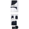 New style plus-size women's fashion color-block two-piece look loose long-sleeved casual shirt for women SB206