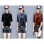 Women's fitted top, diamond-patterned T-shirt, sexy V-neck, elegant and stylish long-sleeved sweater SB202