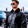 Retro oversized Air Force for men and women pilot couple fur coat Motorcycle Fur collar coat FL0040