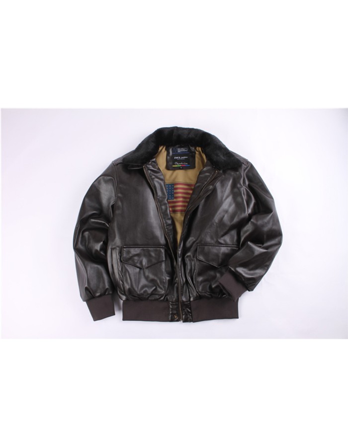 Retro oversized Air Force for men and women pilot couple fur coat Motorcycle Fur collar coat FL0040