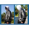 Retro oversized Air Force for men and women pilot couple fur coat Motorcycle Fur collar coat FL0040