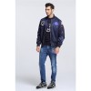 Thin US Air Force embroidered badge baseball jacket, NASA pilot jacket, men's workwear jacket trend FL09