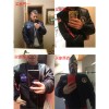 Thin US Air Force embroidered badge baseball jacket, NASA pilot jacket, men's workwear jacket trend FL09