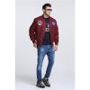 Thin US Air Force embroidered badge baseball jacket, NASA pilot jacket, men's workwear jacket trend FL09