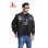 Thin US Air Force embroidered badge baseball jacket, NASA pilot jacket, men's workwear jacket trend FL09