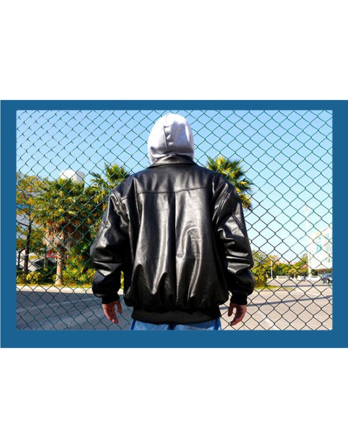Retro oversized Air Force for men and women pilot couple fur coat Motorcycle Fur collar coat FL0040