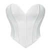 Black matte textured strapless sexy court heart-shaped strapless corset off-the-shoulder shaping top MS8463