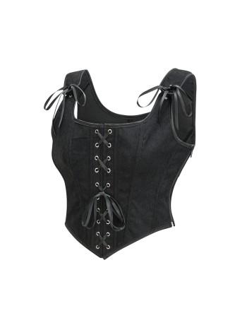 Corset Strapless and Stylish Shaping Waist-exposing and Sexy Strappy Vest Corset Top for Women AM587