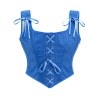 Corset Strapless and Stylish Shaping Waist-exposing and Sexy Strappy Vest Corset Top for Women AM587